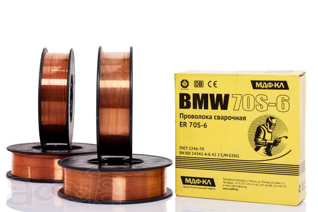 Сварочная омедненная проволока BMW 0.8 для полуавтомата.