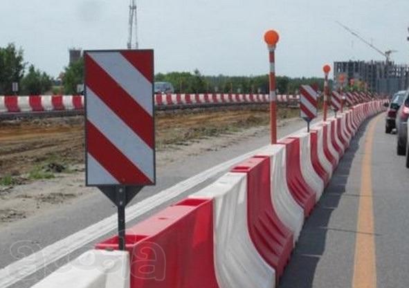 Дорожные блоки водоналивные 112х70х46см, 134х72х52см, 216х72х52см, 200х75х55см